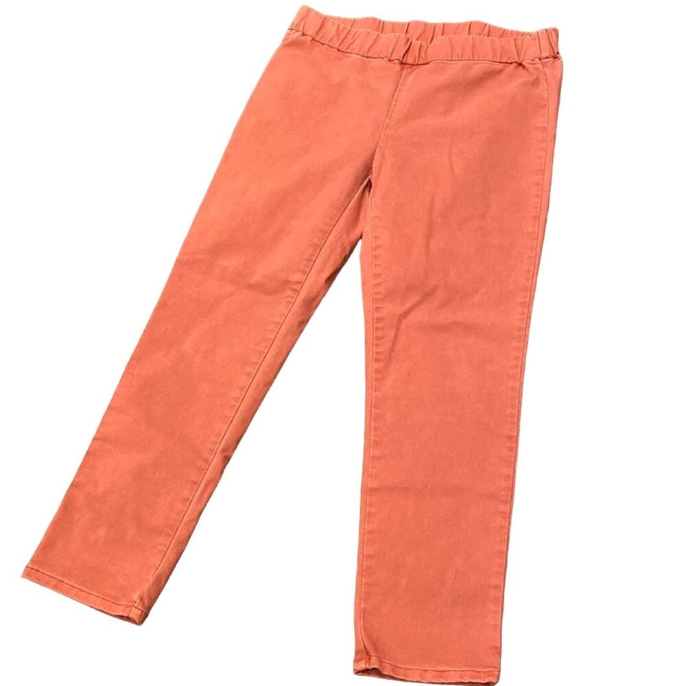 SOFT SURROUNDINGS Metro Burnt Orange Pull On Skinny Pants Medium Petite